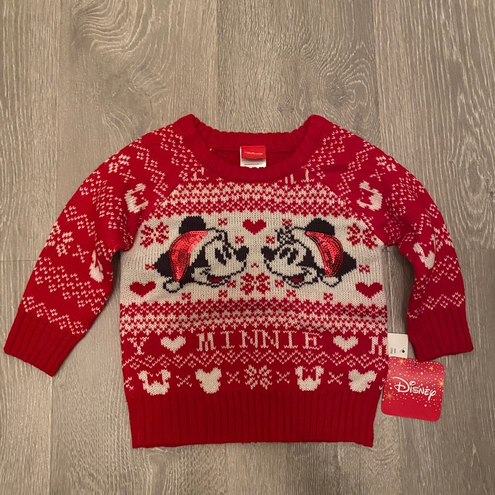 Mickey&Minnie knitted sweater 12months